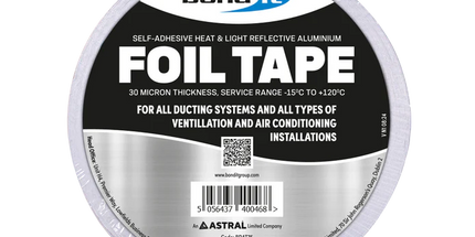 Bond-it ALUMINIUM FOIL TAPE 75mm x 45M The Sealant Shop