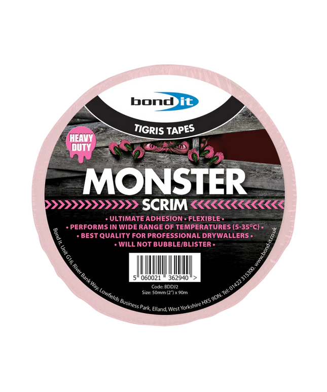 Bond-it MONSTER SCRIM DRYWALL TAPE  100mm x 90M The Sealant Shop