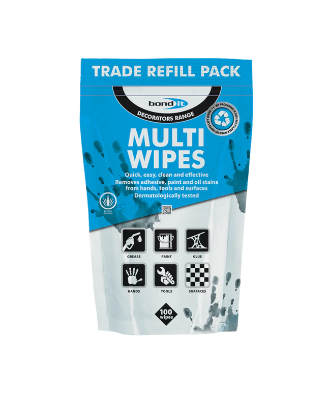 Bond-it HAND WIPE REFILL PACK 100 The Sealant Shop