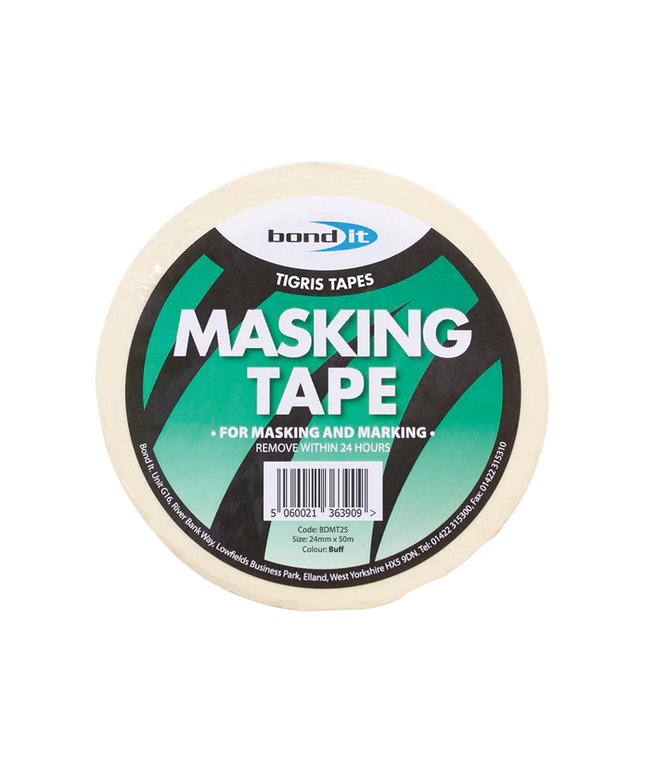 Bond-it MASKING TAPE - 50M long 25mm x 50M The Sealant Shop