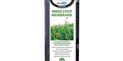 Bond-It Weed Stop Membrane 2m x 25m Weed Control Fabric The Sealant Shop