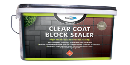Bond-It Clear Coat Block Sealer 4L Block Paving Sealer The Sealant Shop