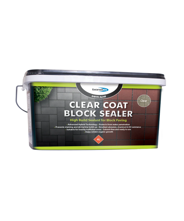 Bond-It Clear Coat Block Sealer 4L Block Paving Sealer The Sealant Shop