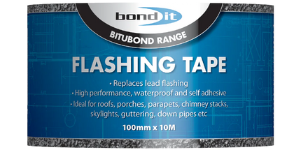 Bond-It Flashing Tape 100mm x 10m Self-Adhesive Roof Flashing The Sealant Shop