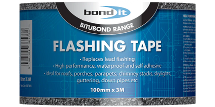 Bond-It Flashing Tape 100mm x 3m Self-Adhesive Roof Flashing The Sealant Shop