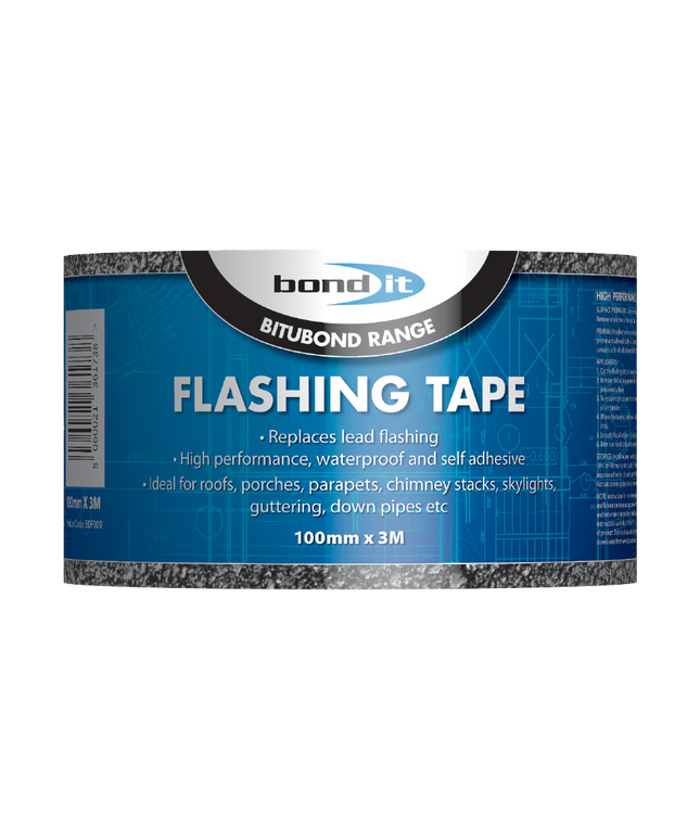 Bond-It Flashing Tape 100mm x 3m Self-Adhesive Roof Flashing The Sealant Shop